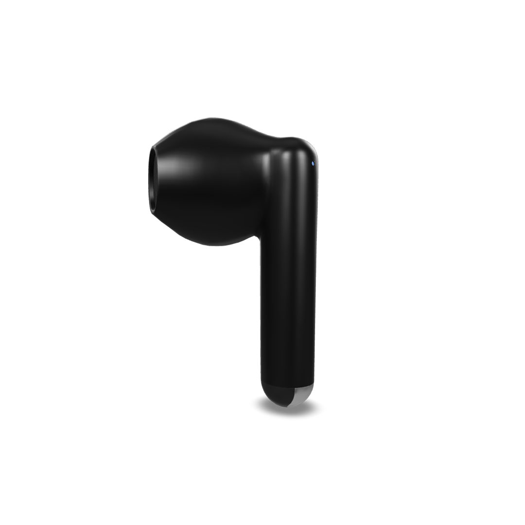 Classic Fit Wireless Earbuds, Black