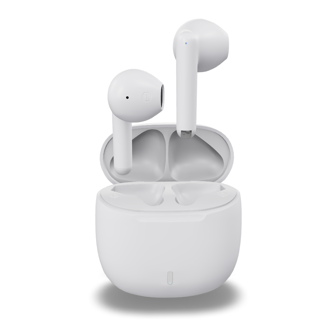 Classic Fit Wireless Earbuds, White