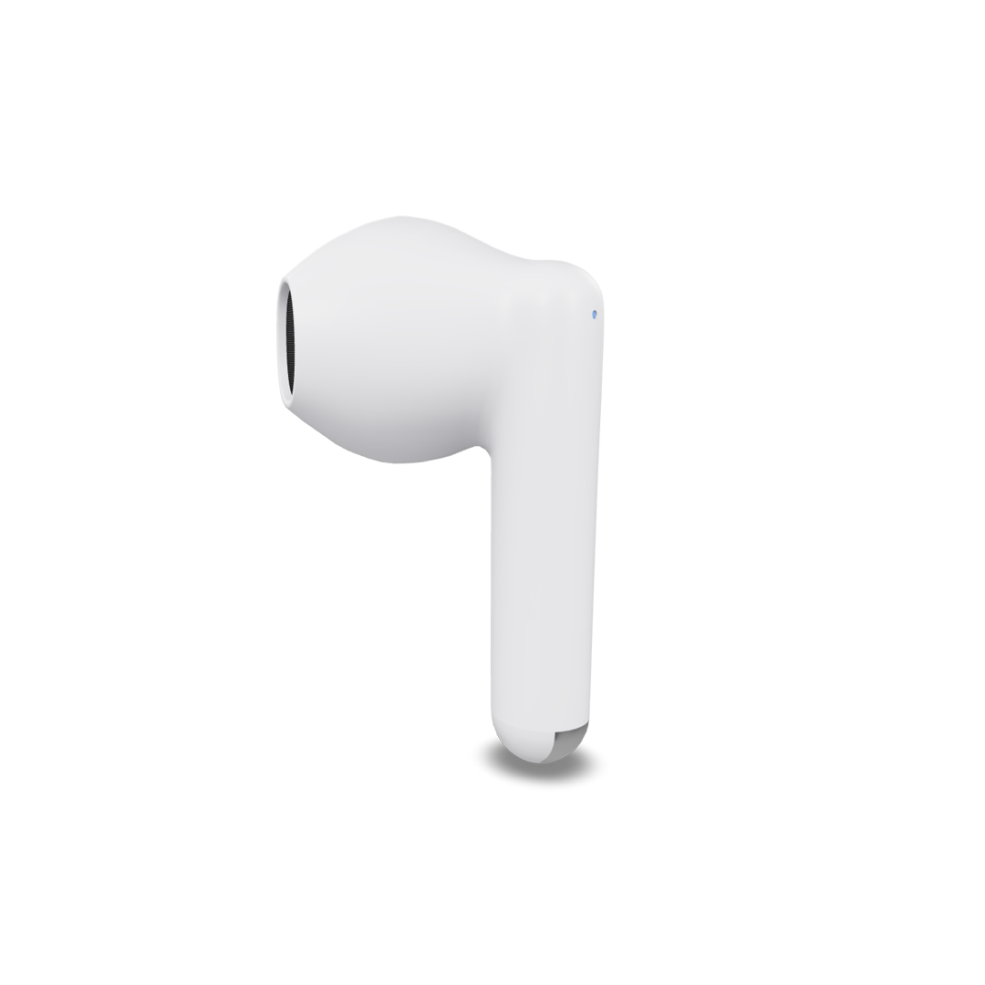 Classic Fit Wireless Earbuds, White