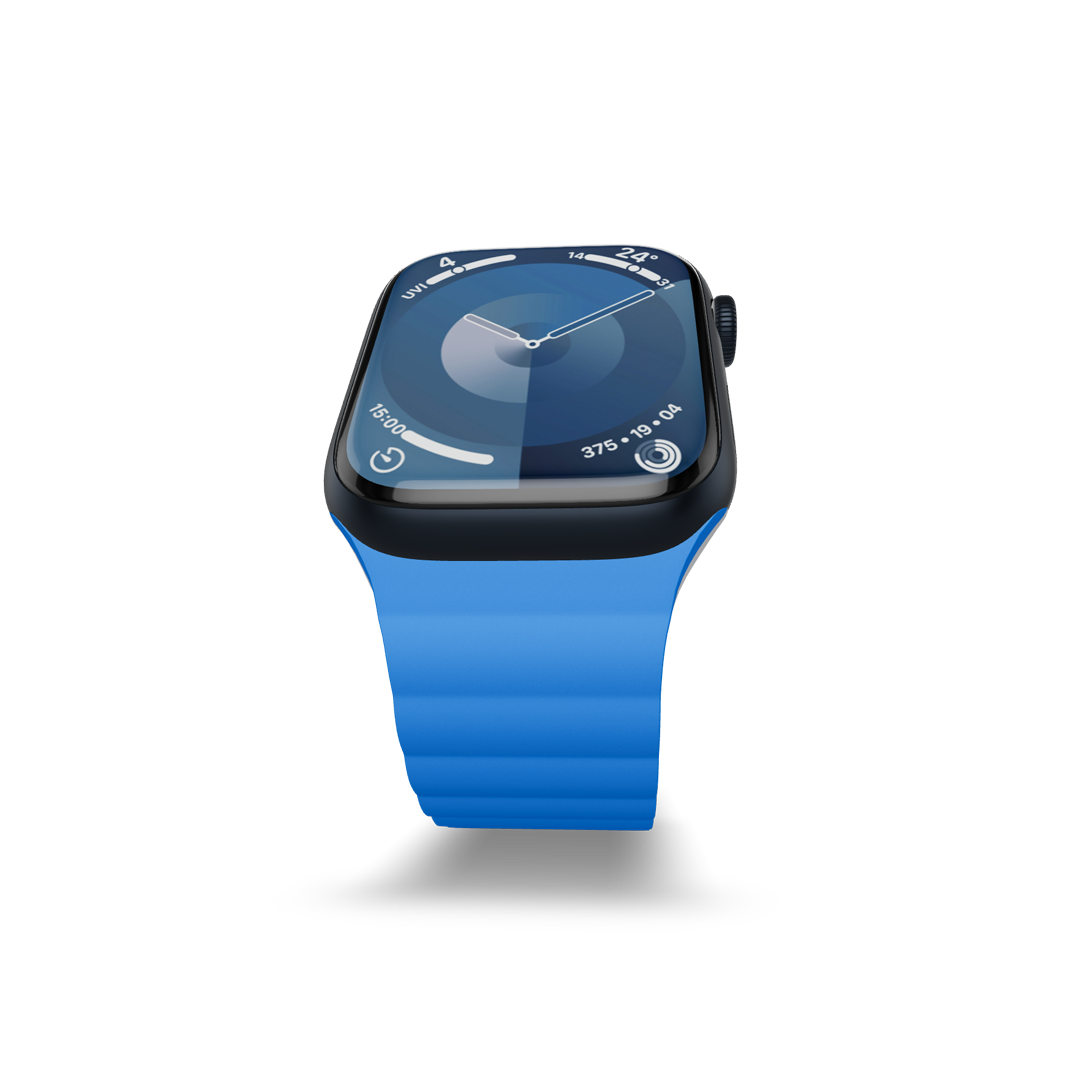 Reversible Magnetic Band, 45mm Blue / Grey