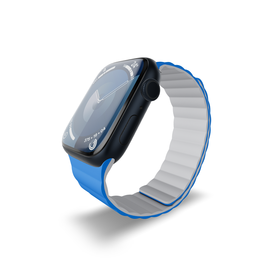 Reversible Magnetic Band, 45mm Blue / Grey
