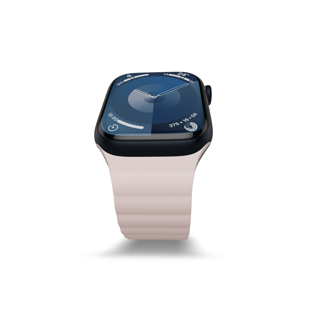 Reversible Magnetic Band, 41mm Pink / Charcoal