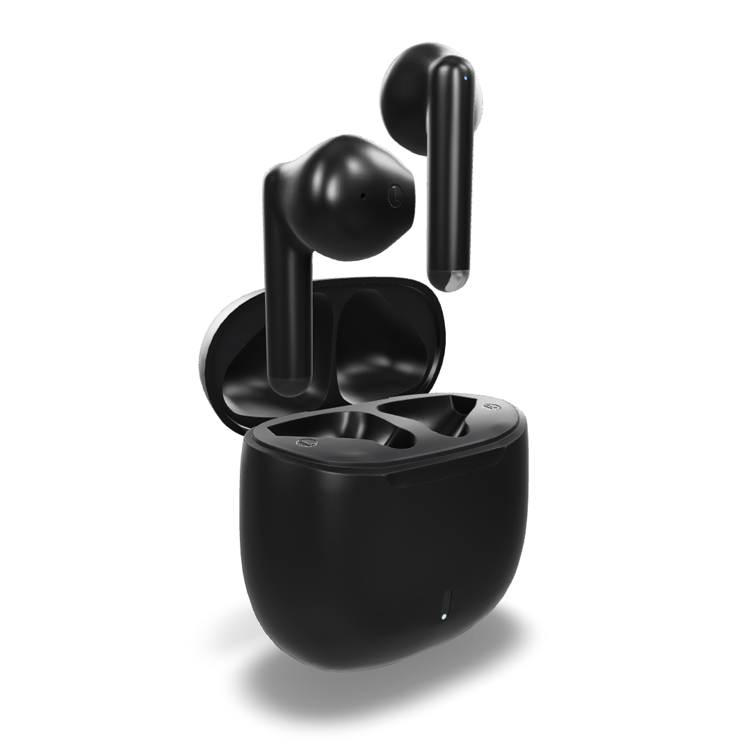 Classic Fit Wireless Earbuds, Black