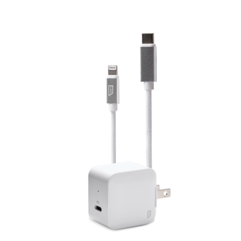 USB-C to Lightning Charge Cable and Power Cube, 20W